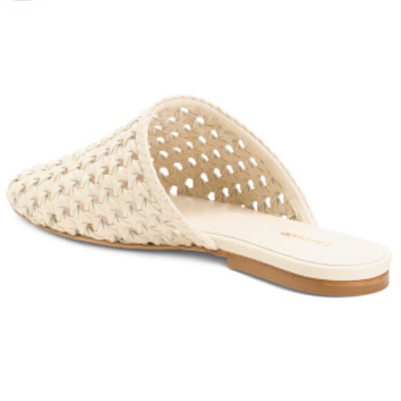 Larroudé Venice Macrame Flat Mules - Picture 2 of 3